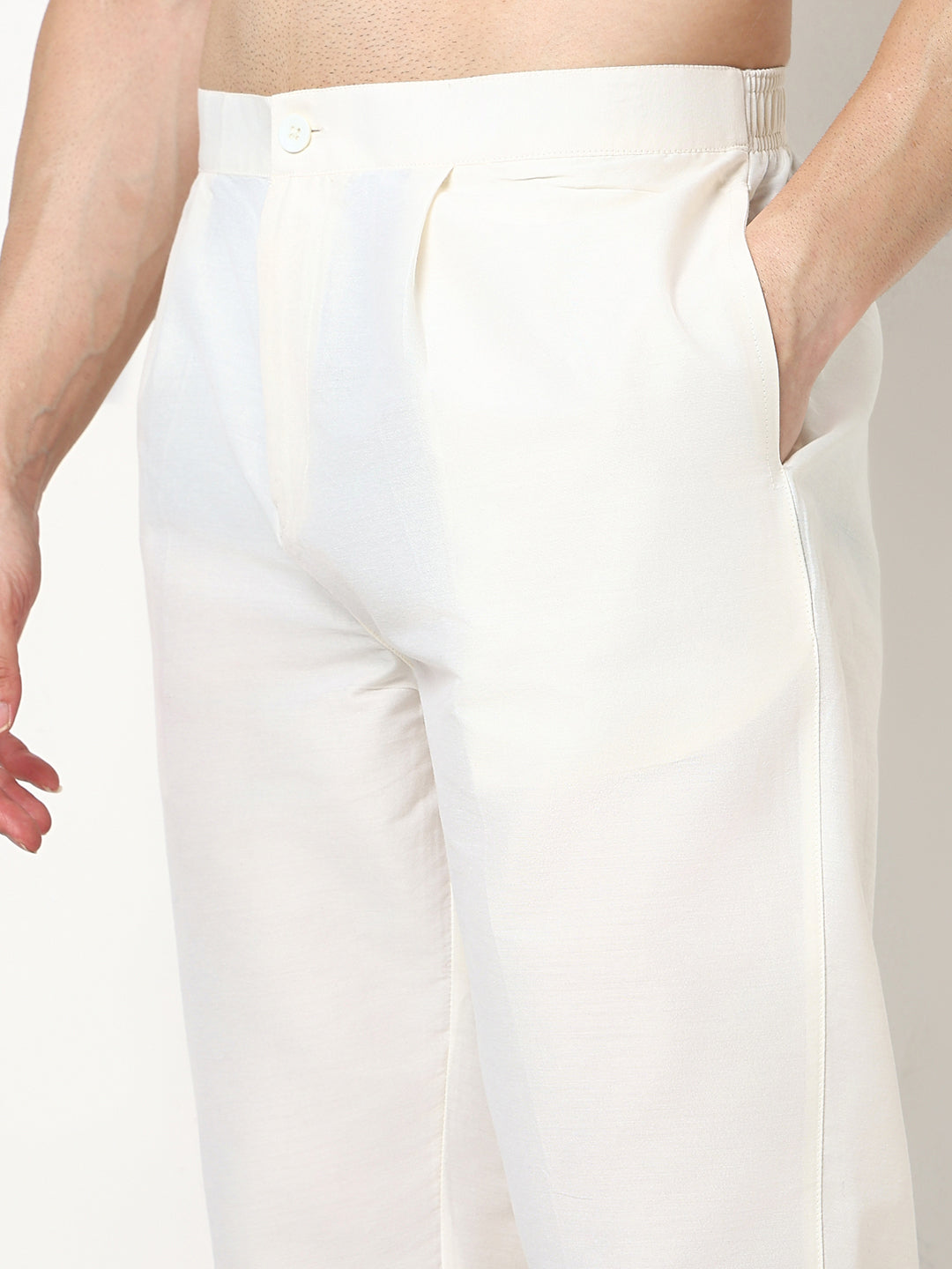 Jacquard Kurta with Pant Set