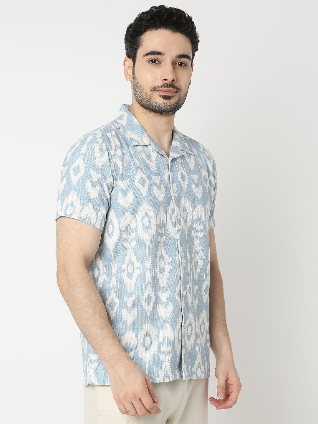 Relaxed Fit Printed Half Sleeve Shirts