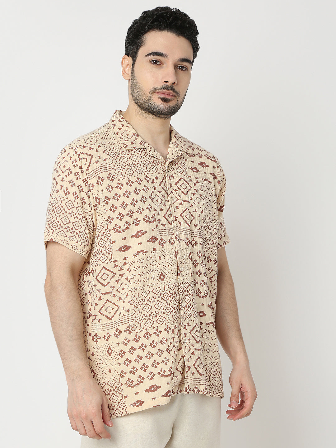 Regular Fit Printed Half Sleeve Shirts