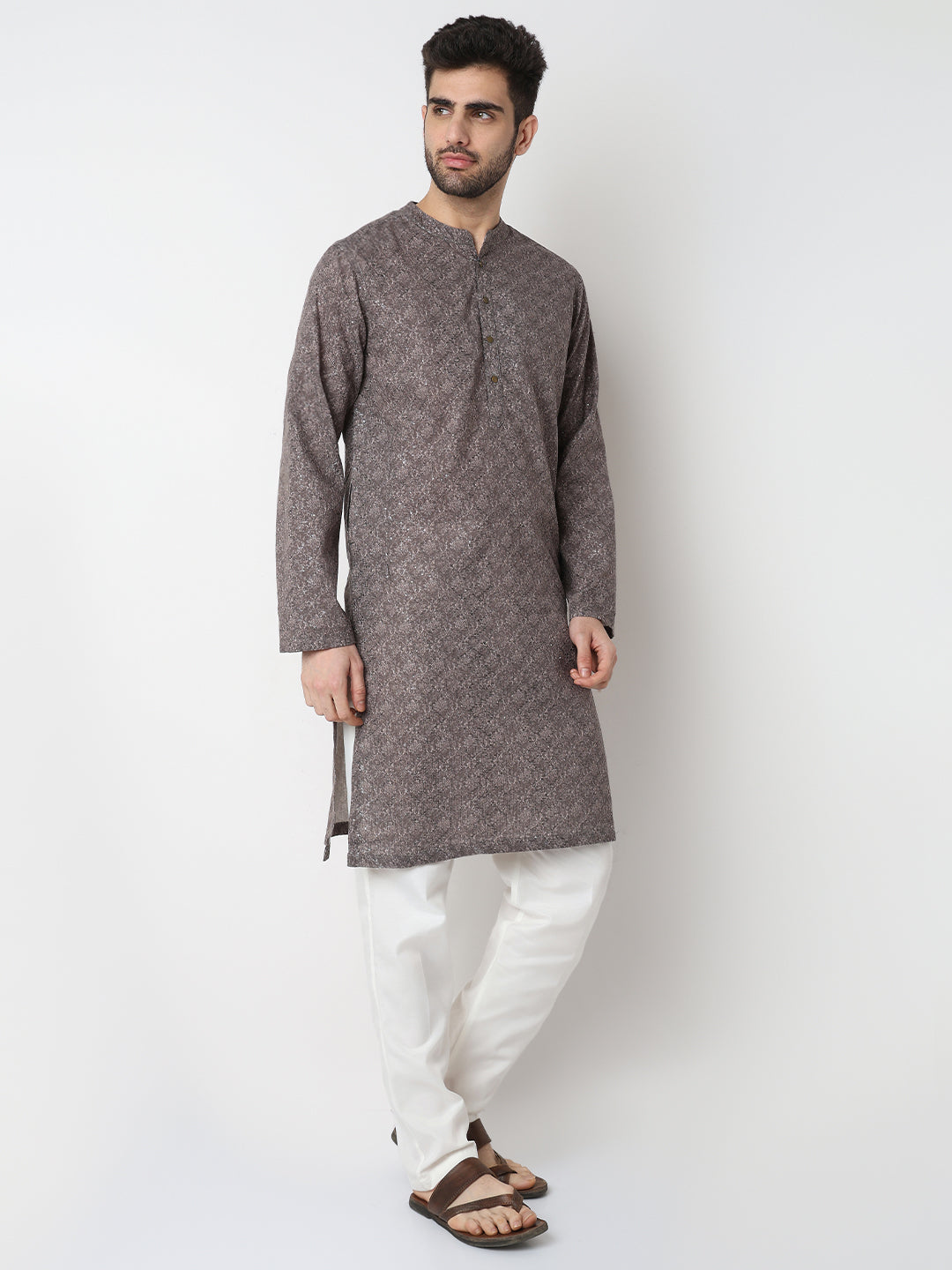 Digi Print Straight Long Kurta