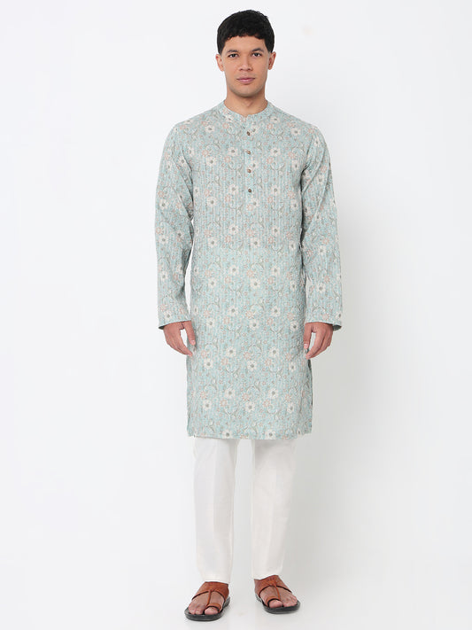 Digital Printed Straight Long Kurta
