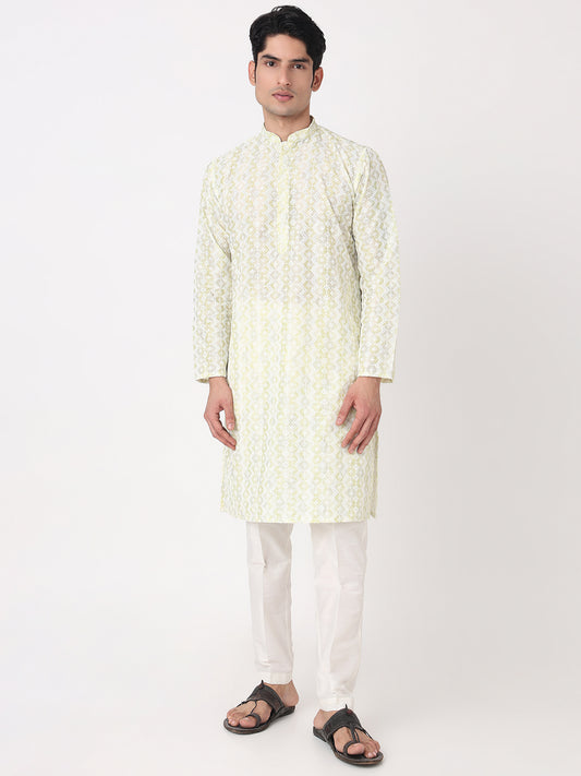 Embroidered Straight Kurta