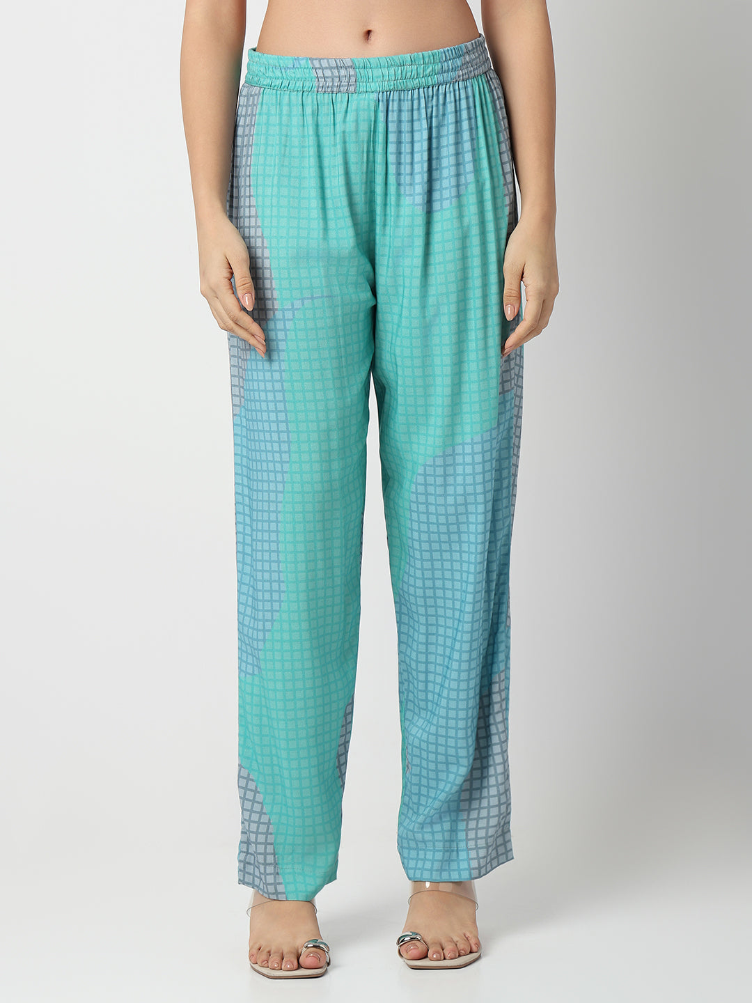 Straight Fit Printed Three-Fourth Sleeve Kurta with Pant Set