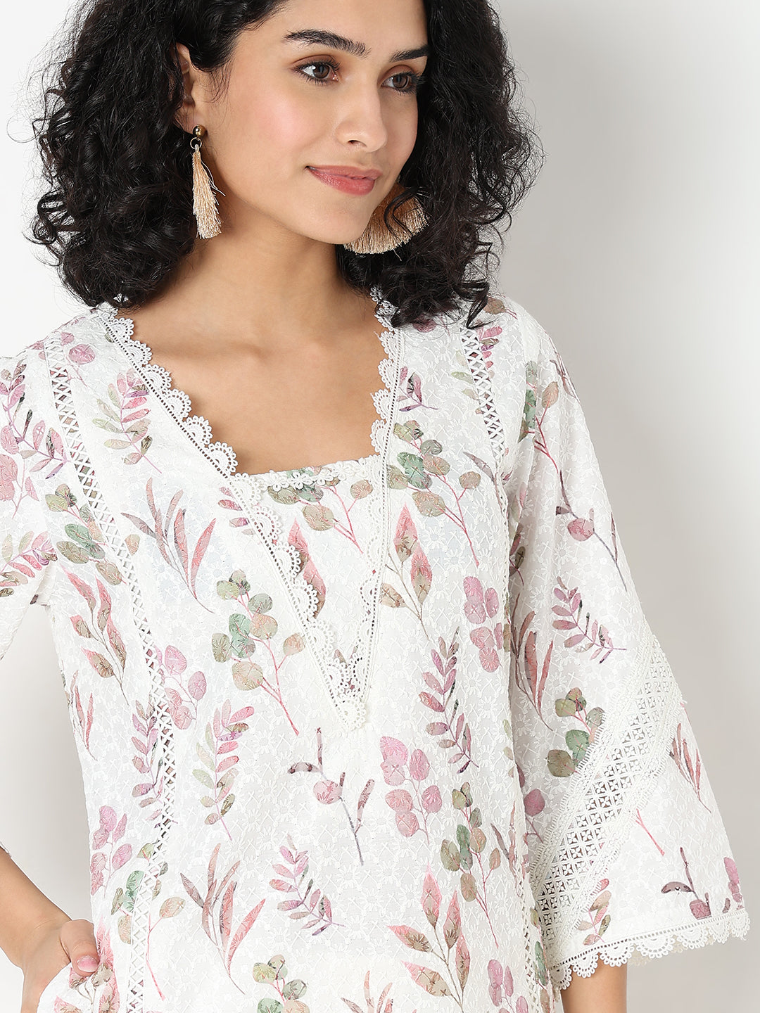 Straight Fit Printed Kurta