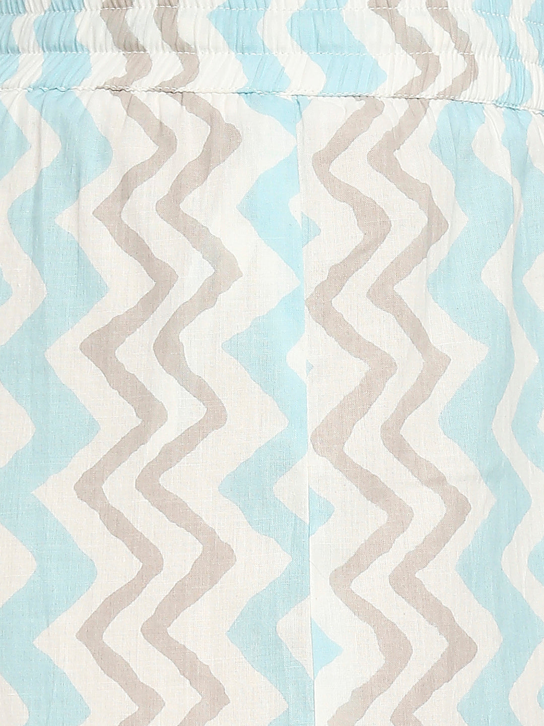 Women's Sky Blue Cotton Palazzo