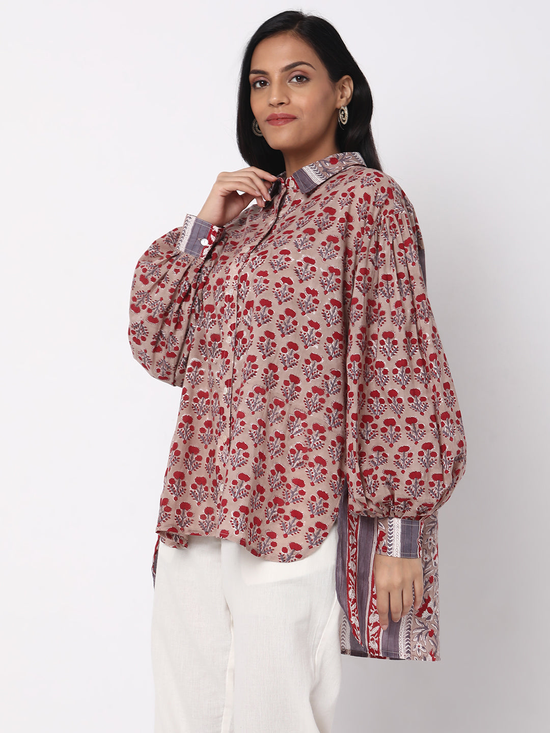 Comfort Fit Floral Top