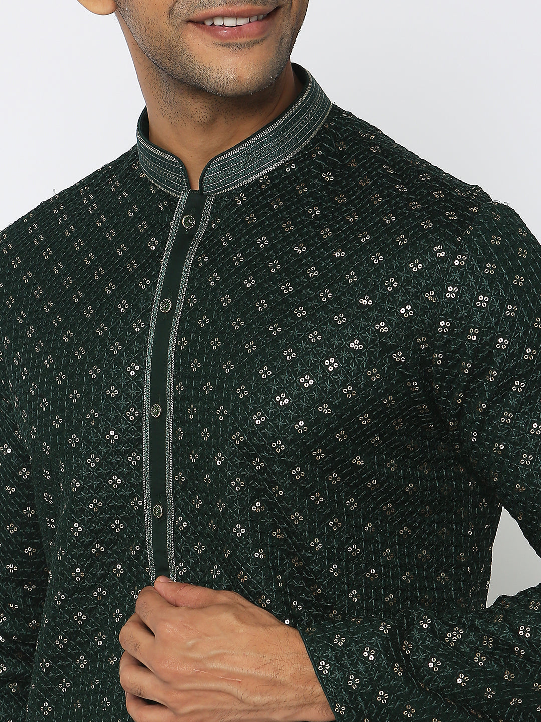 Regular Fit Embellished Kurta Sets