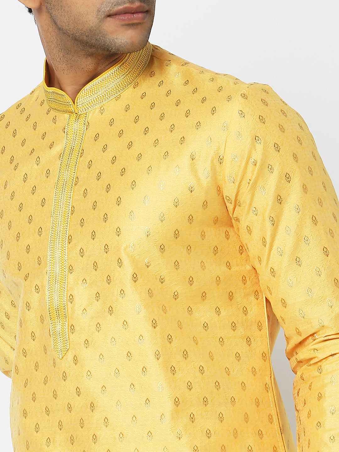 Regular Fit Jacquard Kurta Sets