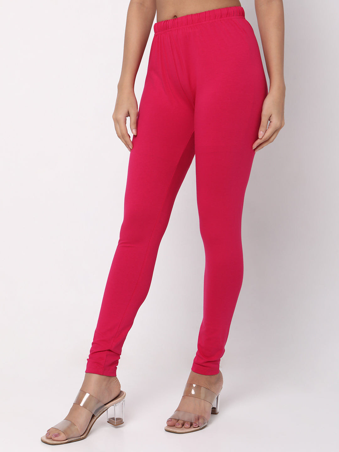 Pencil Solid High Rise Leggings