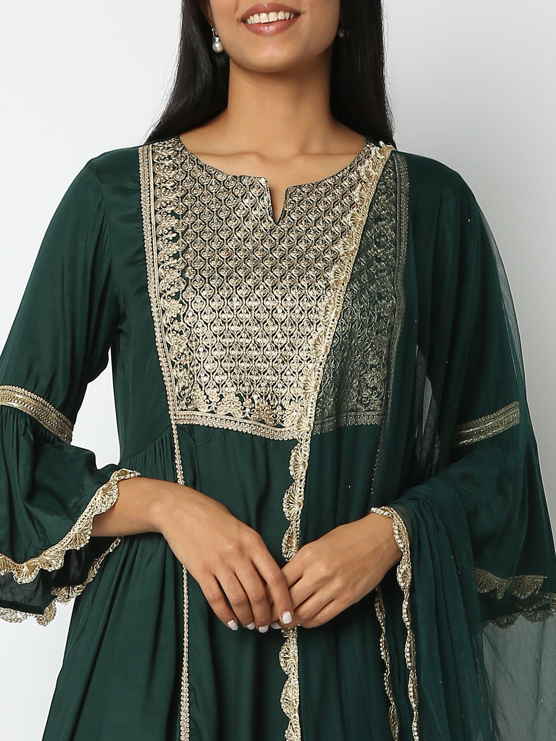 Regular Fit Embellished Kurta Sets