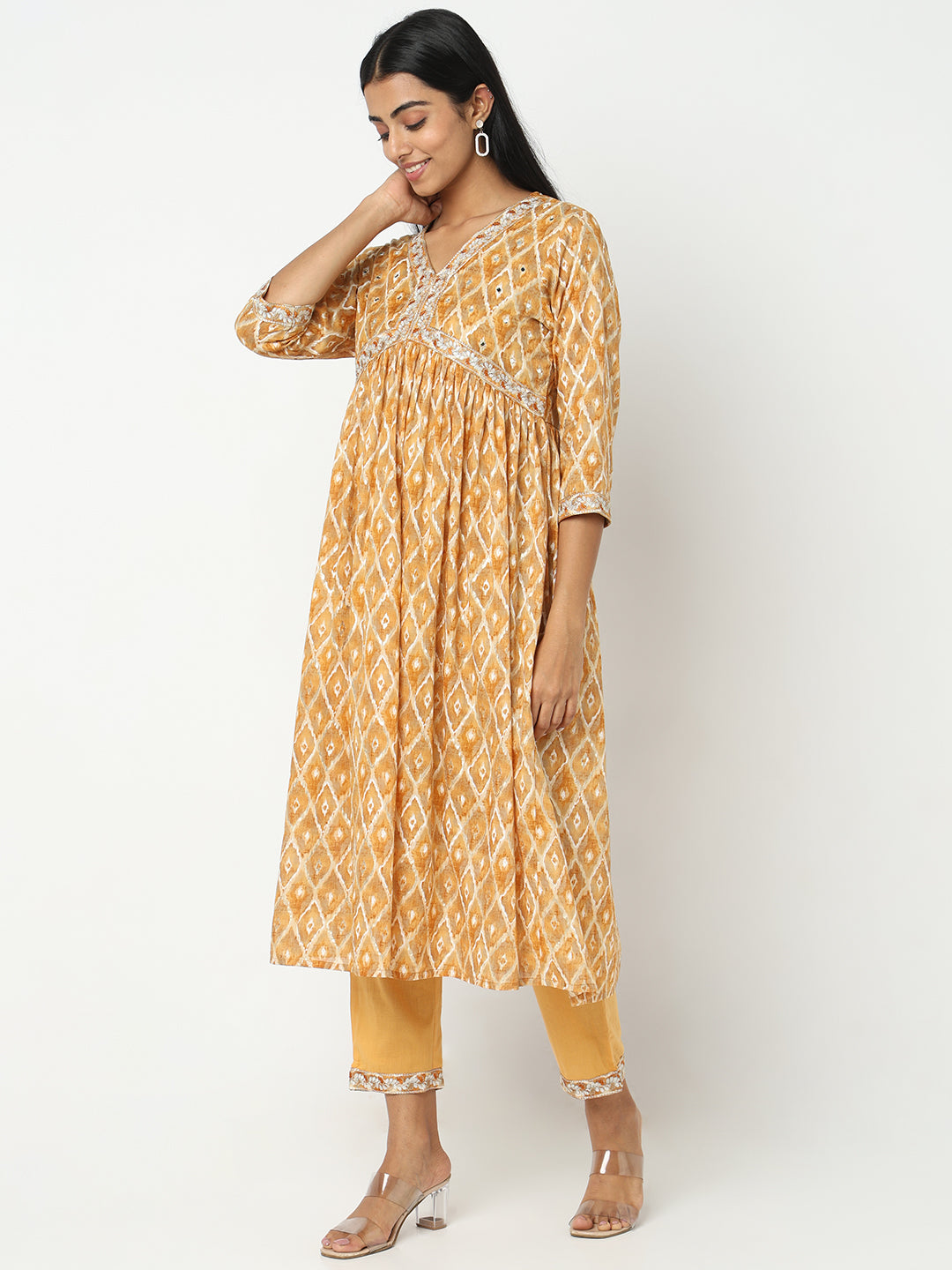 Regular Fit Printed Kurta Sets