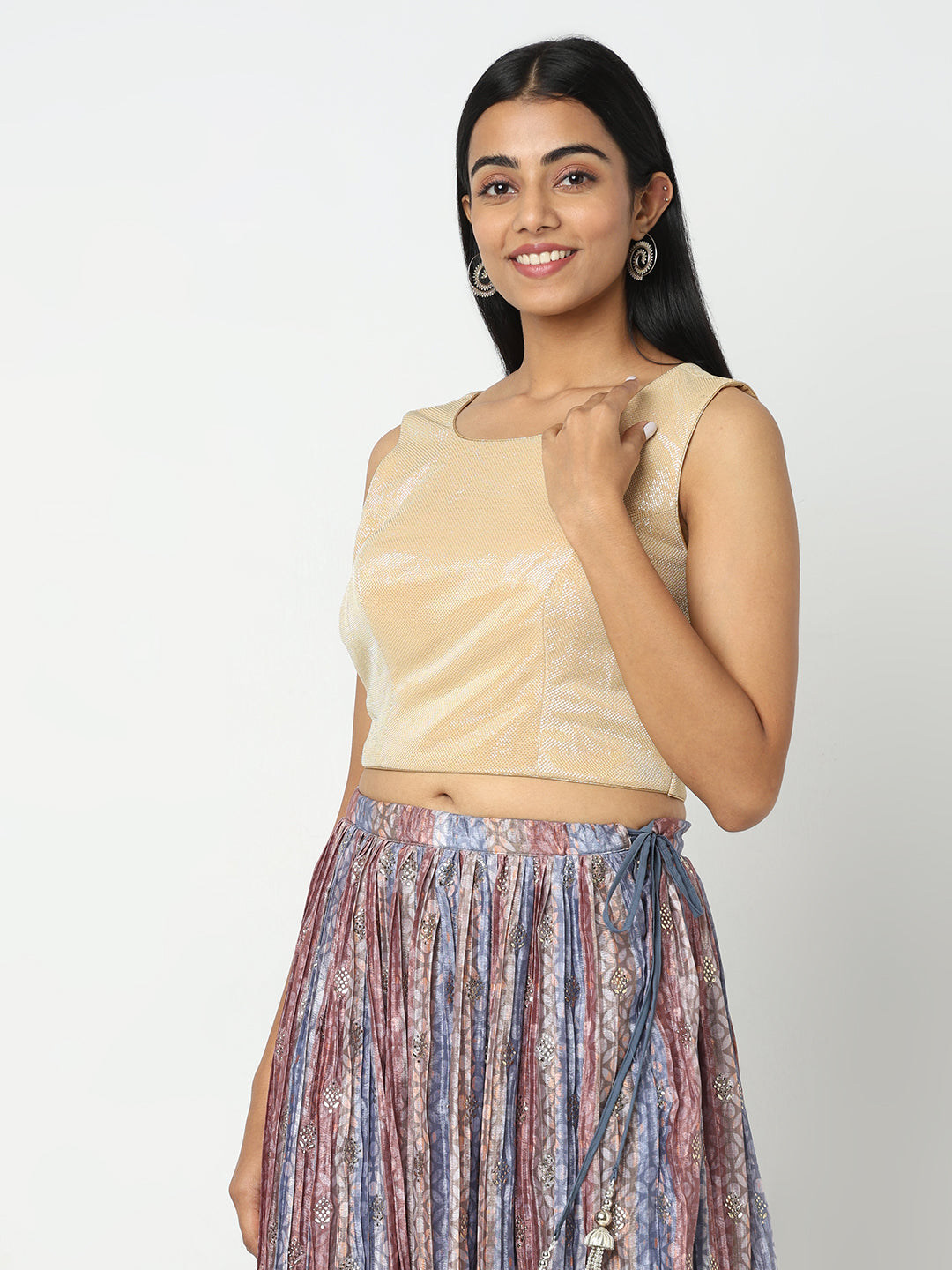 Slim fit Embroidered Top