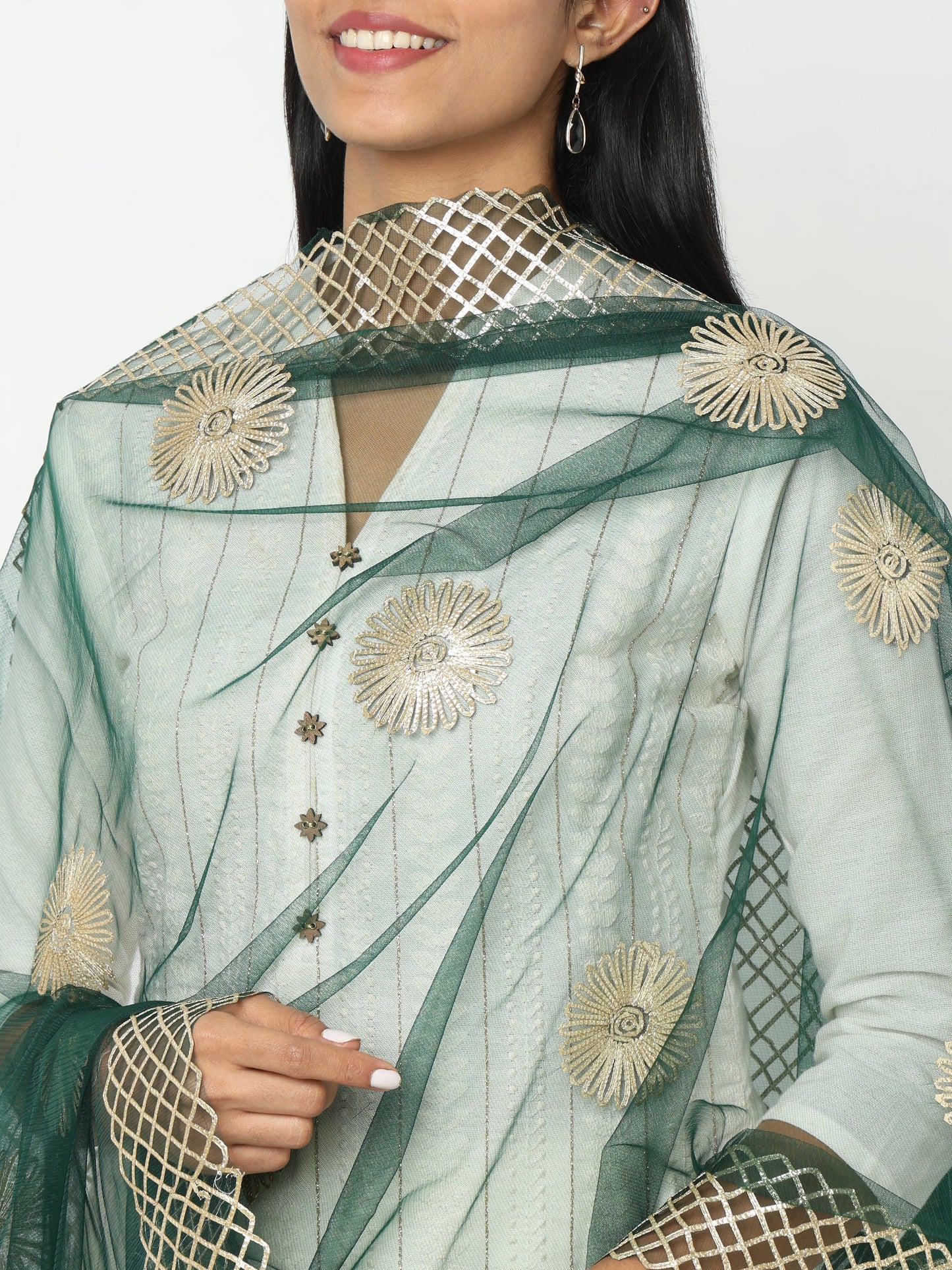 Regular Fit Embellished Dupatta