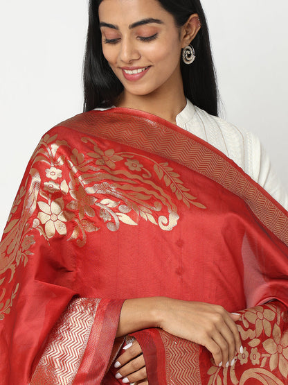 Regular Fit Jacquard Dupatta