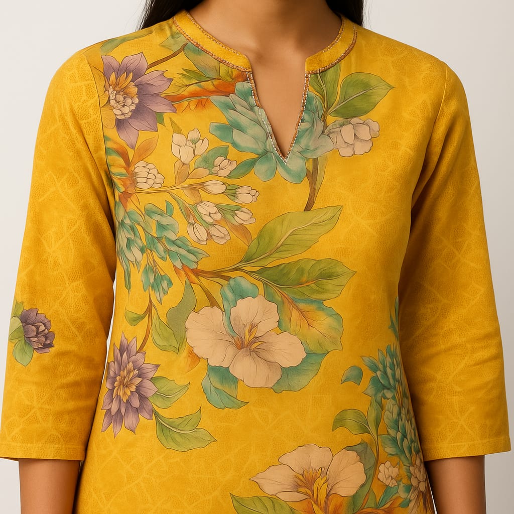 Straight Fit Printed Mandarin Neck Flash Buy Kurta With Pant With Dupatta Set
