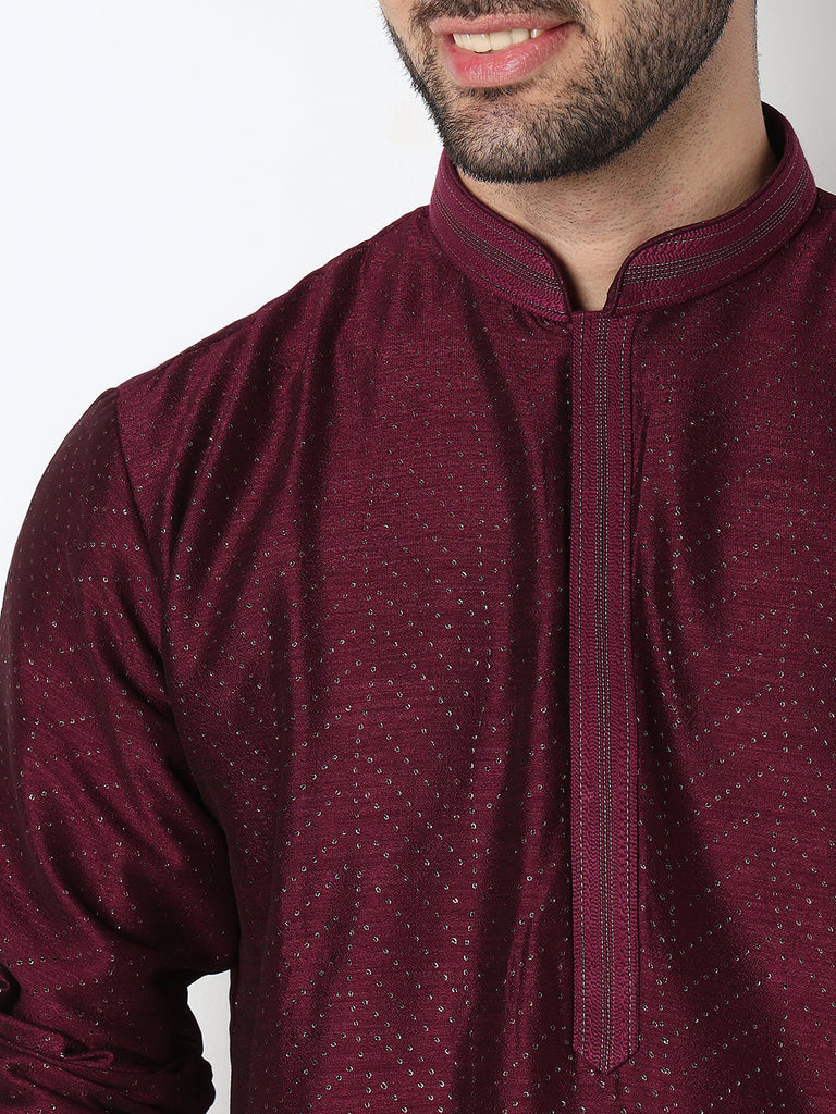 Cut Work Straight Kurta with Pant Set