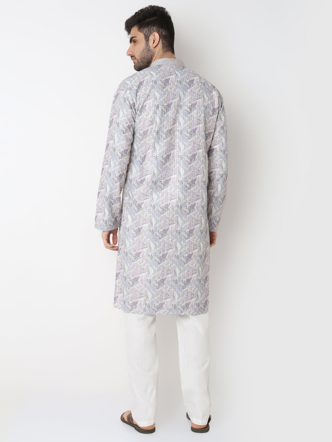 Embellished Straight Kurta with Pant Set