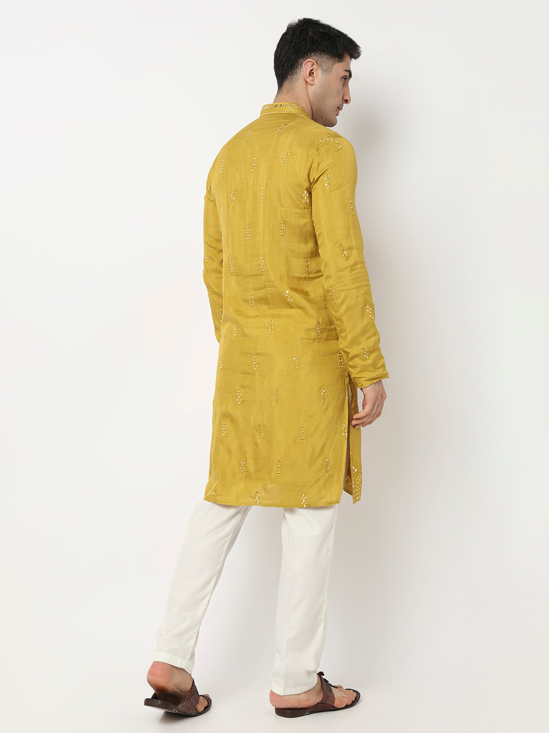 Mirror Straight Kurta with Pant Set