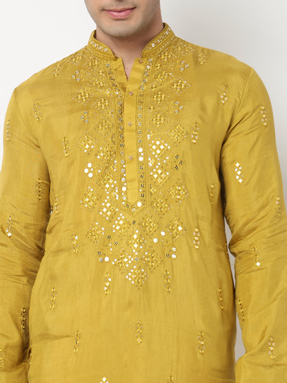Mirror Straight Kurta with Pant Set