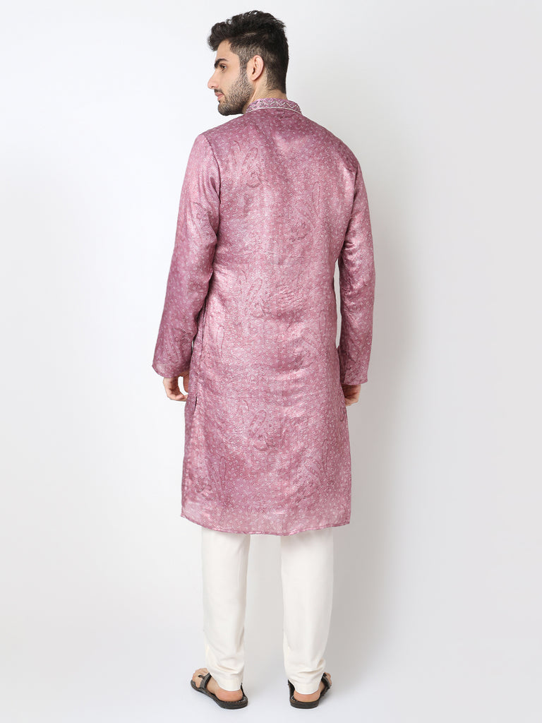 Embellished Straight Kurta with Pant Set