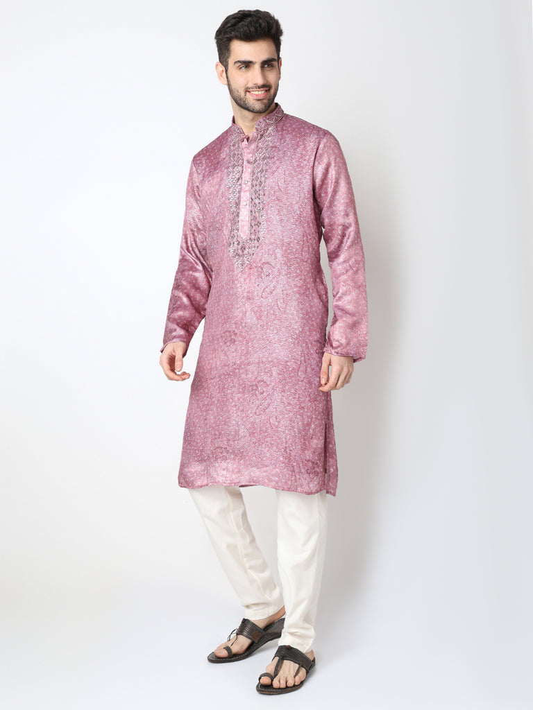 Embellished Straight Kurta with Pant Set