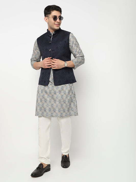 Jacquard Straight Flash Buy Ethnic Jacket