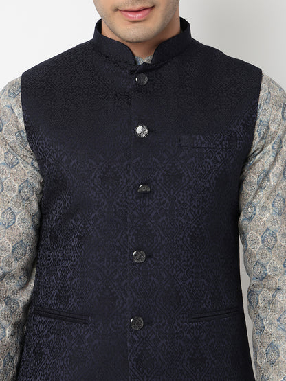 Jacquard Straight Flash Buy Ethnic Jacket