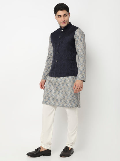 Jacquard Straight Flash Buy Ethnic Jacket