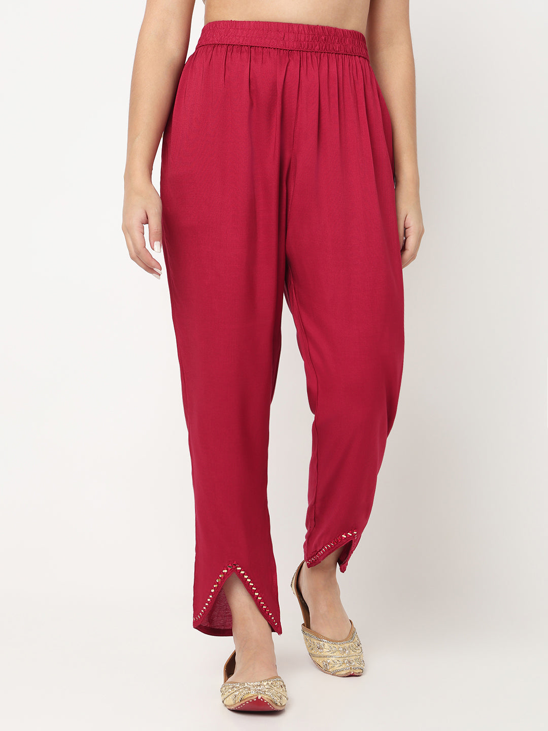V-Neck Printed Straight Kurta and Pant with Dupatta Set
