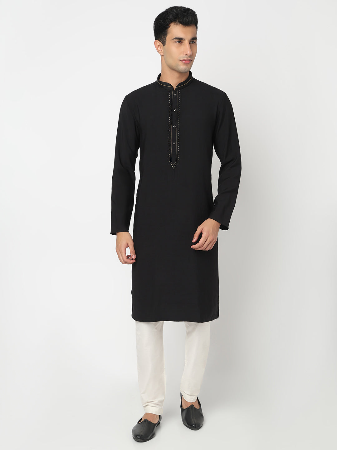 Solid Straight Kurta and Pant Set