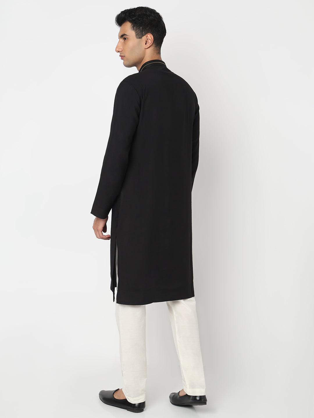 Solid Straight Kurta and Pant Set