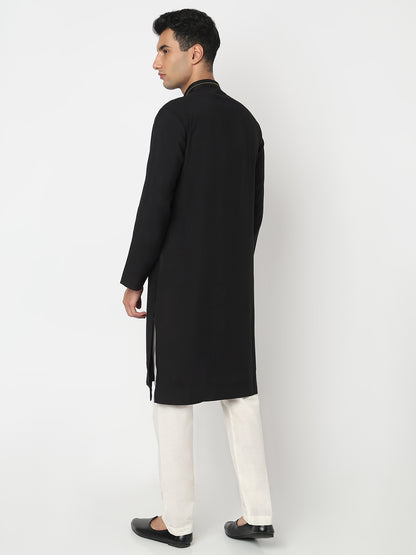 Solid Straight Kurta and Pant Set