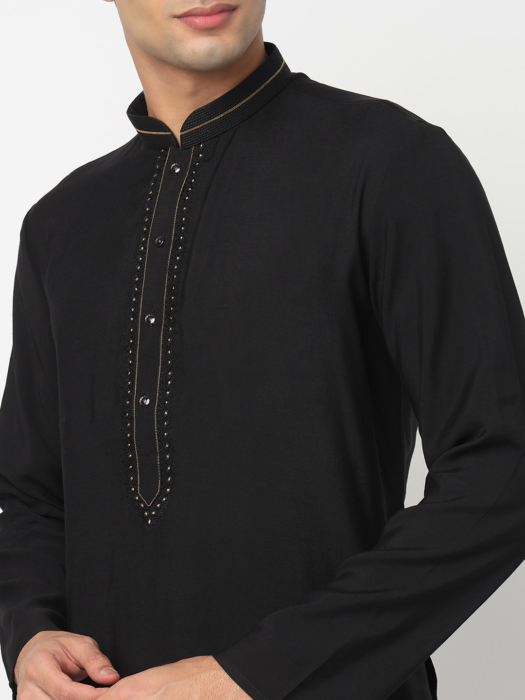 Solid Straight Kurta and Pant Set