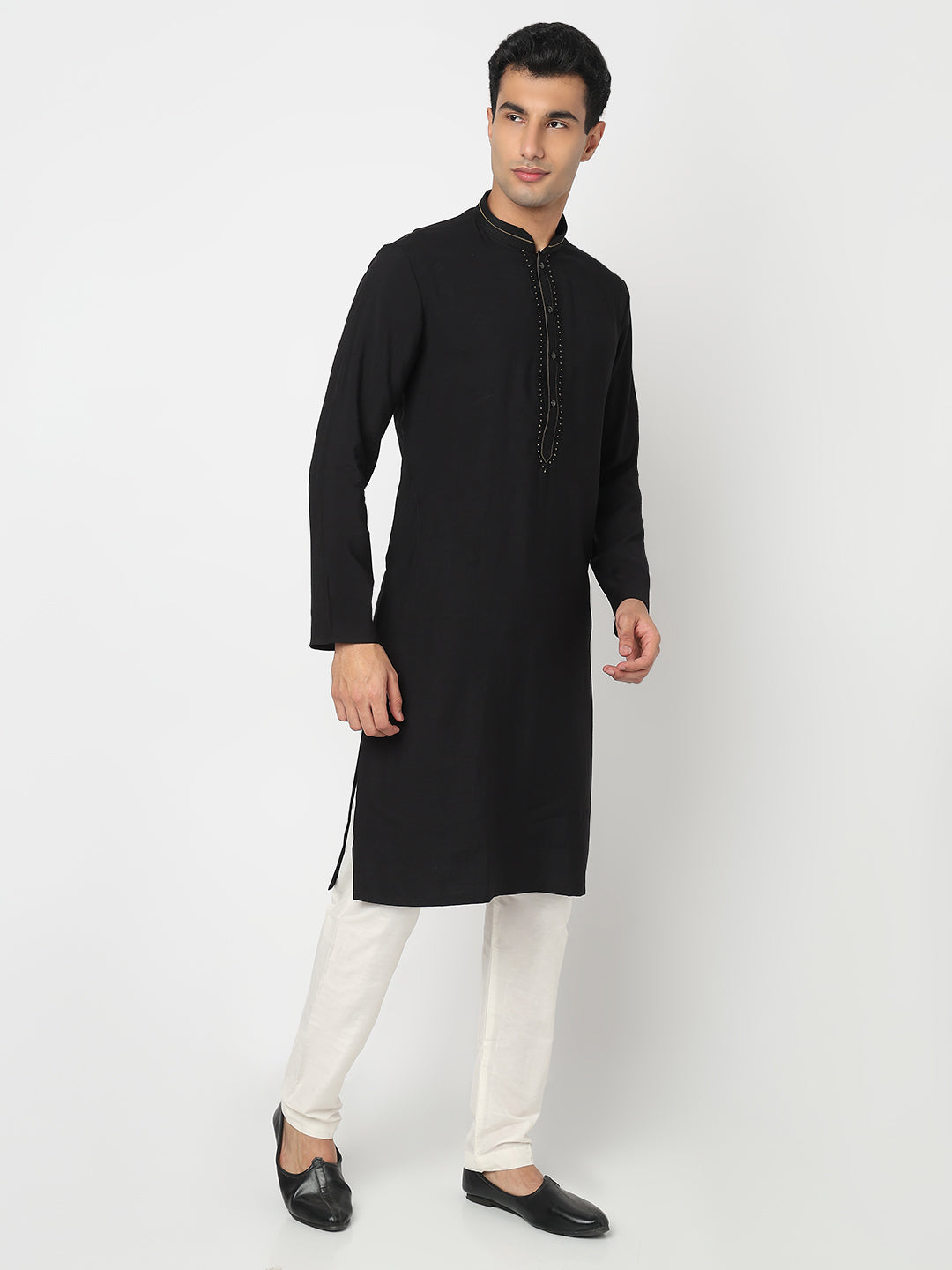Solid Straight Kurta and Pant Set