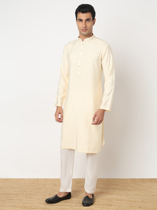 Solid Straight Kurta and Pant Set