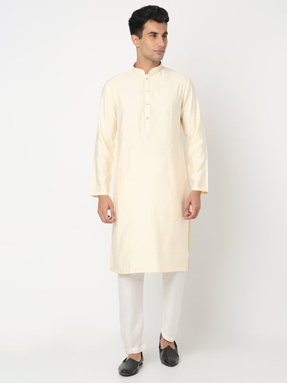 Solid Straight Kurta and Pant Set
