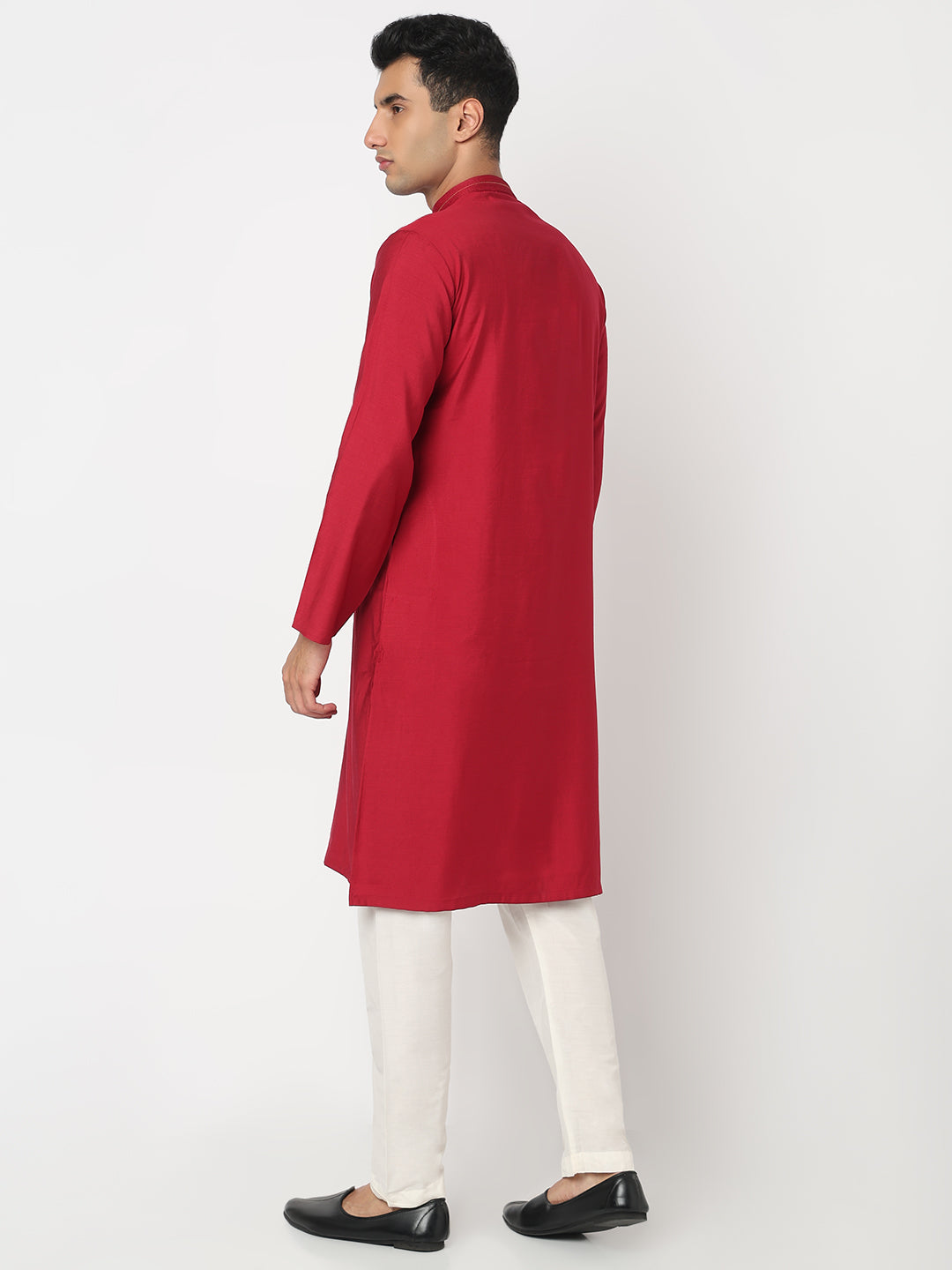 Solid Straight Kurta and Pant Set