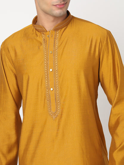 Solid Straight Kurta and Pant Set