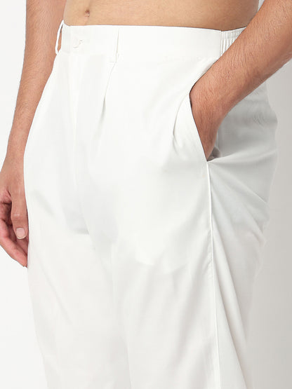 Jacquard Straight Kurta With Pant Set