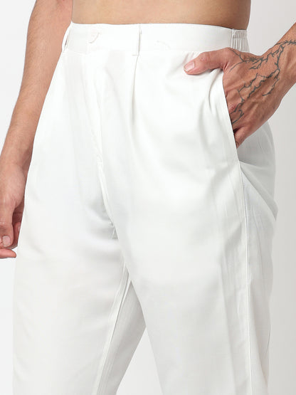 Jacquard Straight Kurta With Pant Set