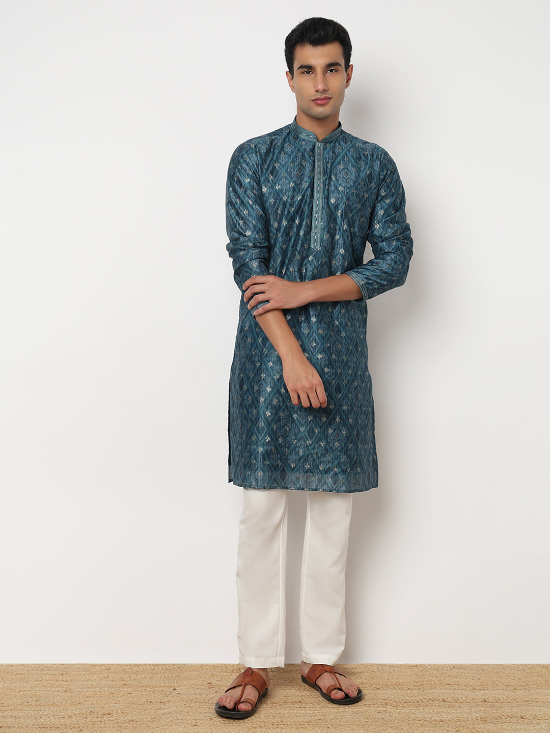 Digital Printed Straight Kurta and Pant Set
