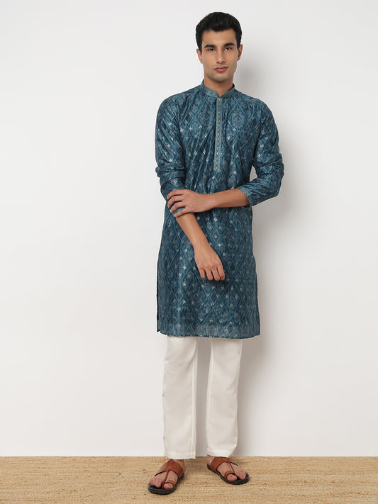 Digital Printed Straight Kurta and Pant Set