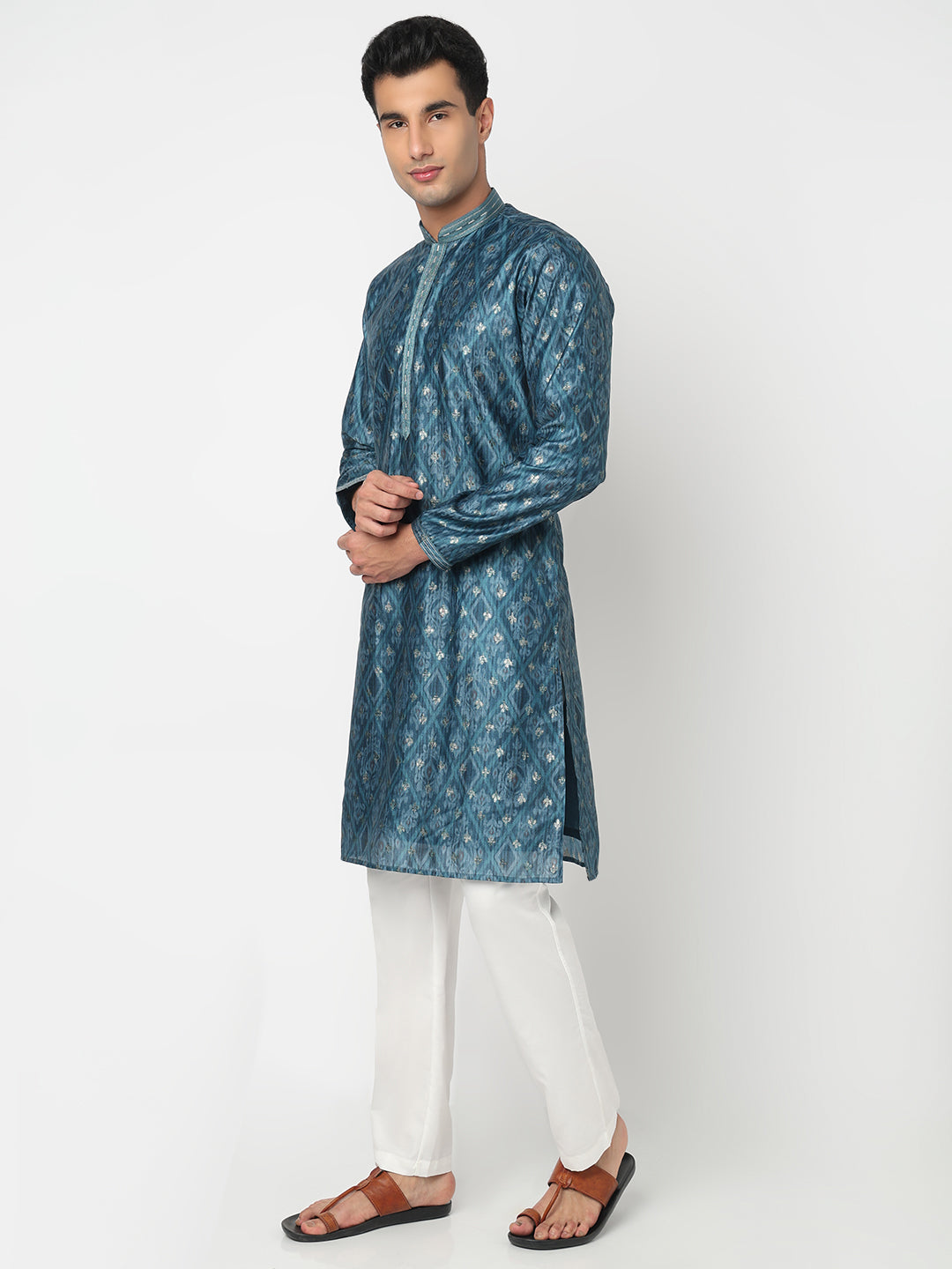 Digital Printed Straight Kurta and Pant Set