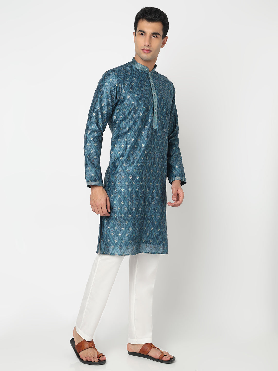 Digital Printed Straight Kurta and Pant Set