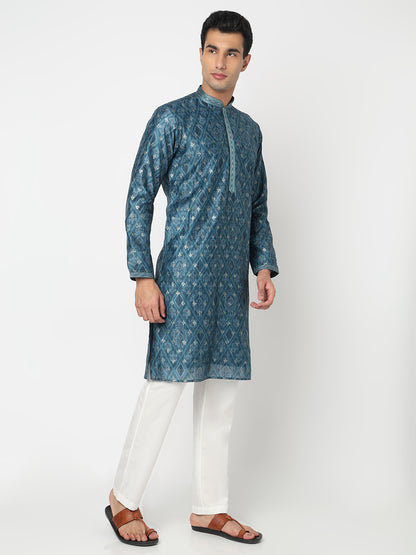 Digital Printed Straight Kurta and Pant Set