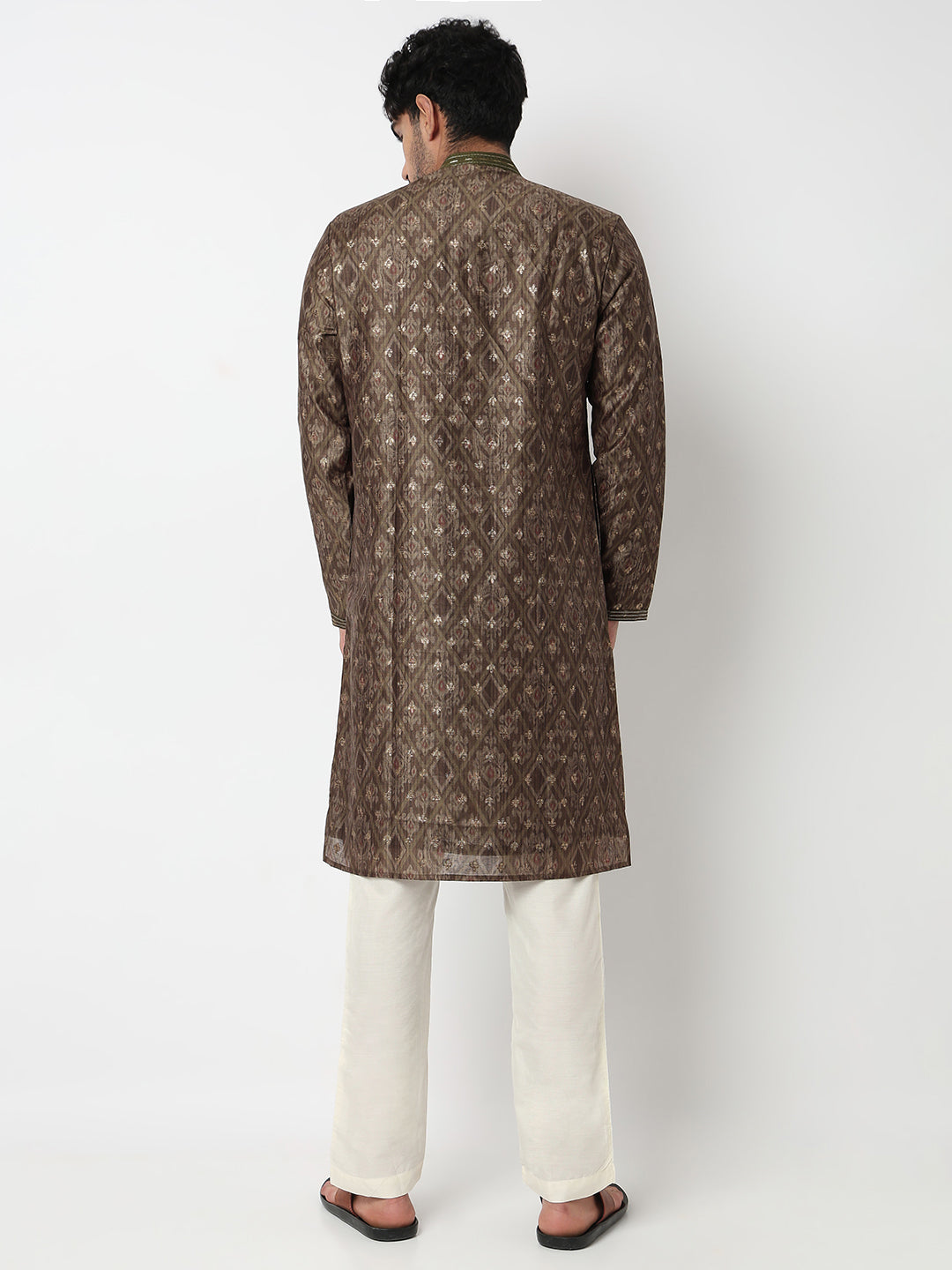 Digital Print Straight Kurta With Pant Set