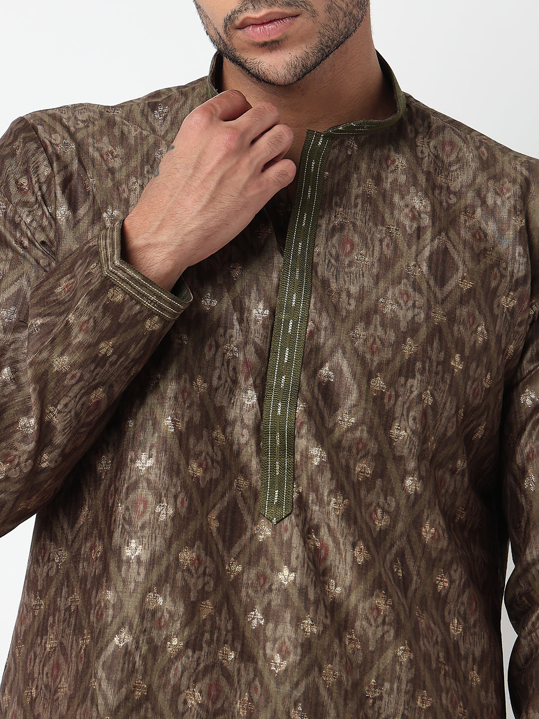 Digital Print Straight Kurta With Pant Set