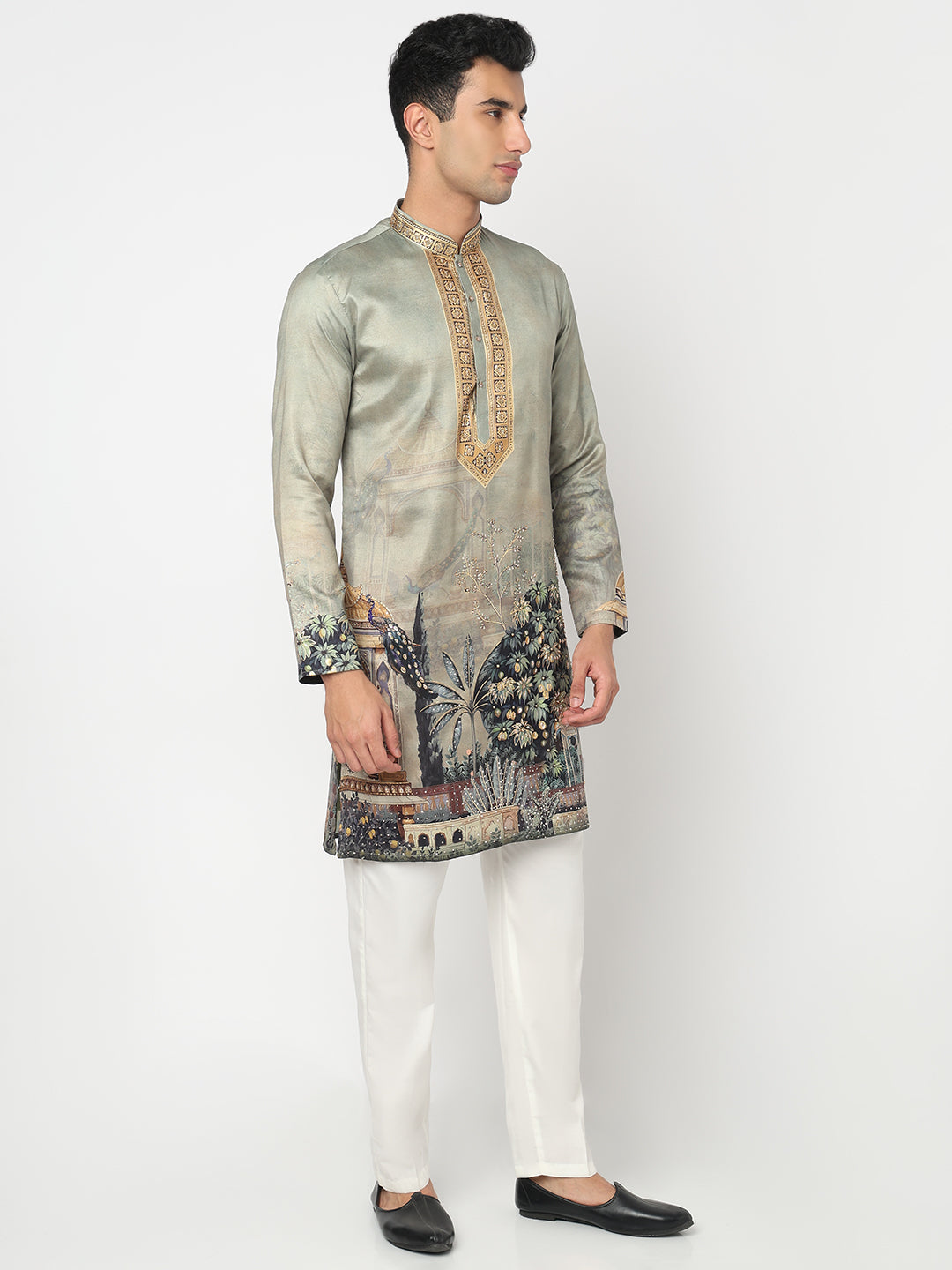Digital Printed Straight Kurta and Pant Set