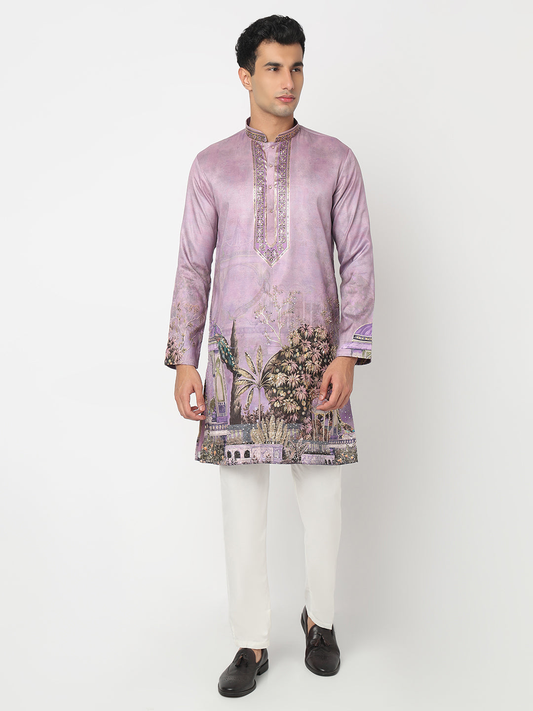 Digital Printed Straight Kurta and Pant Set