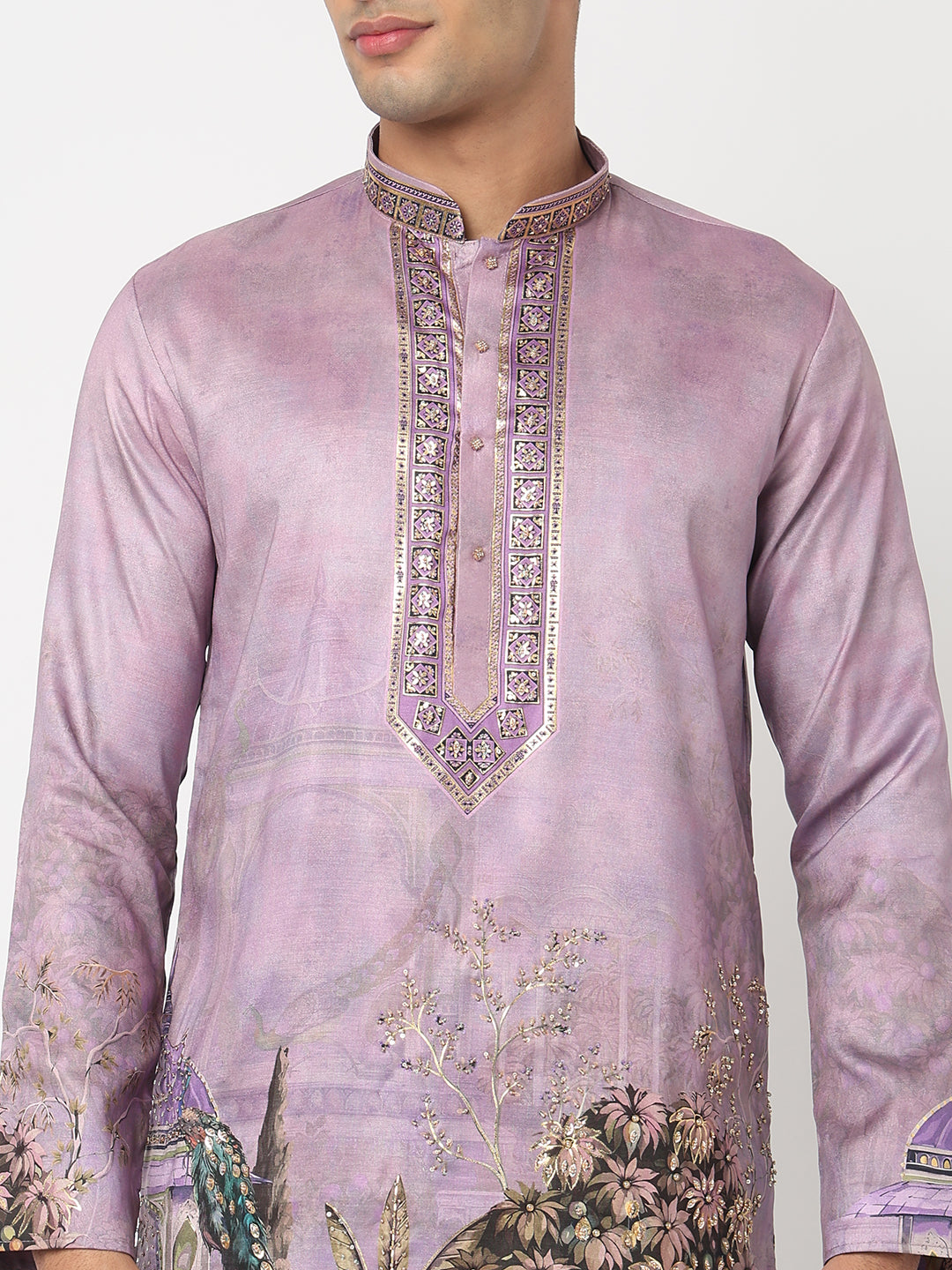 Digital Printed Straight Kurta and Pant Set